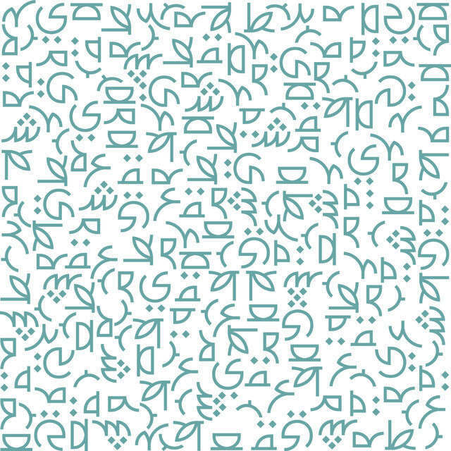 teal brand pattern