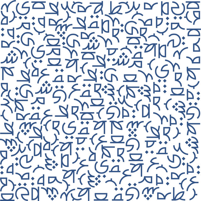 blue brand pattern