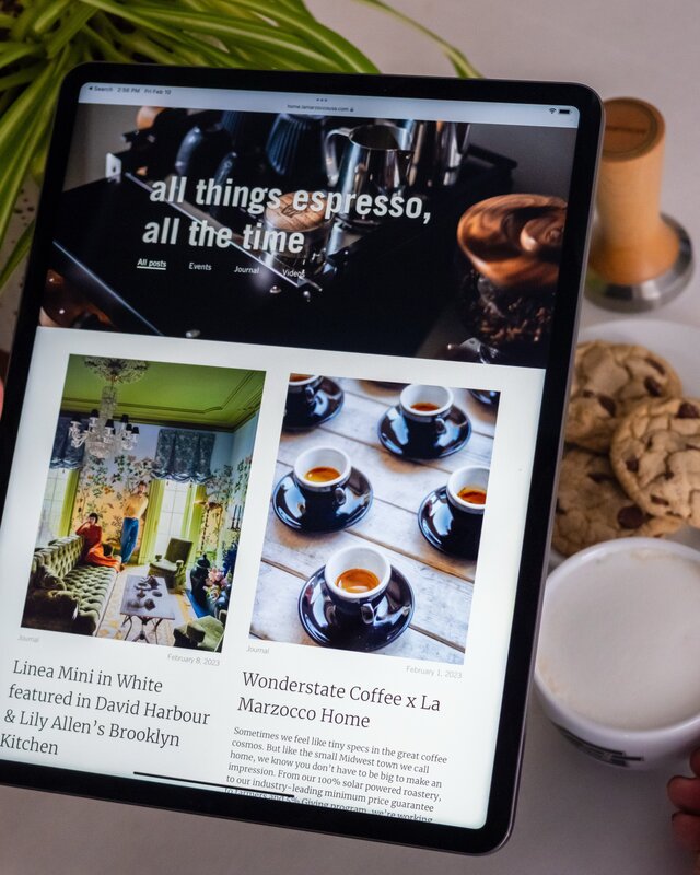 Blog landing