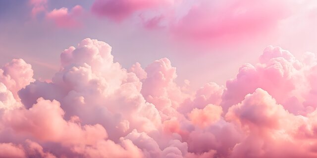 pink clouds