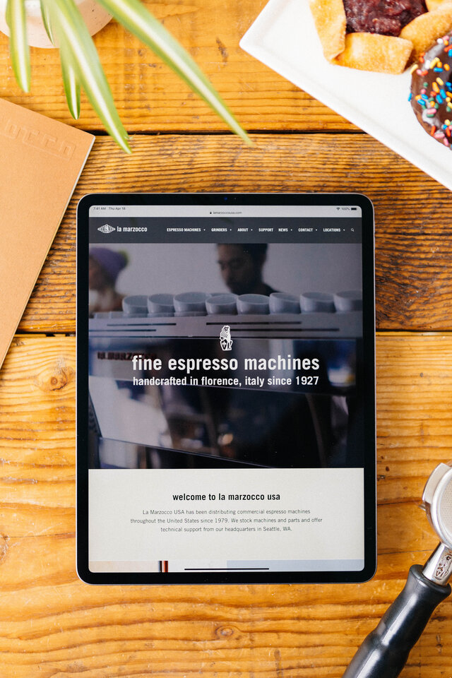 La Marzocco home page