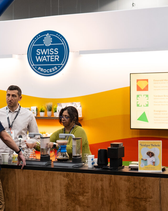 Swiss water booth