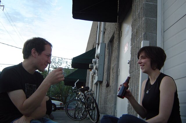 Ray and Kandace at Newspace 20004