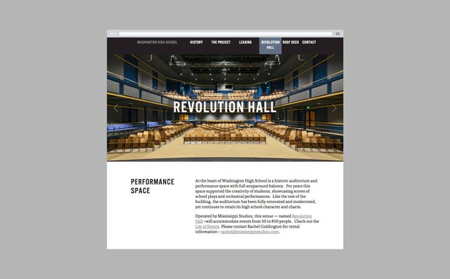 Washington HS Revolution Hall on iPad
