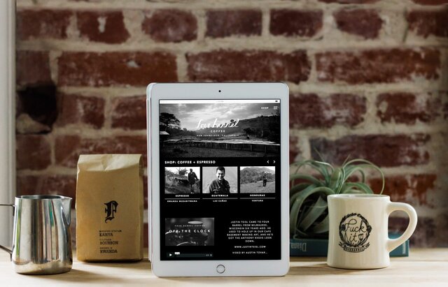 Website with swag