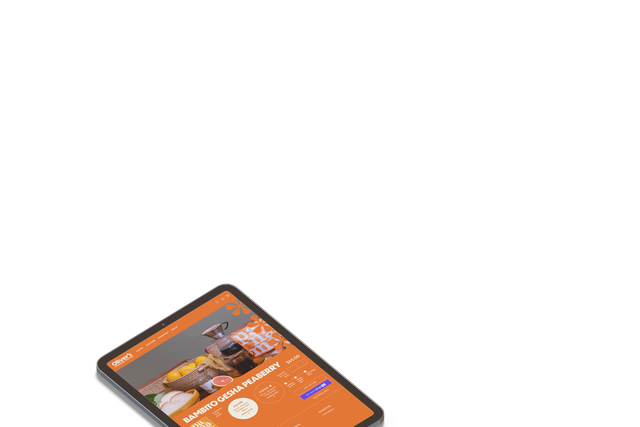 bambino gessa dark roast on iPad
