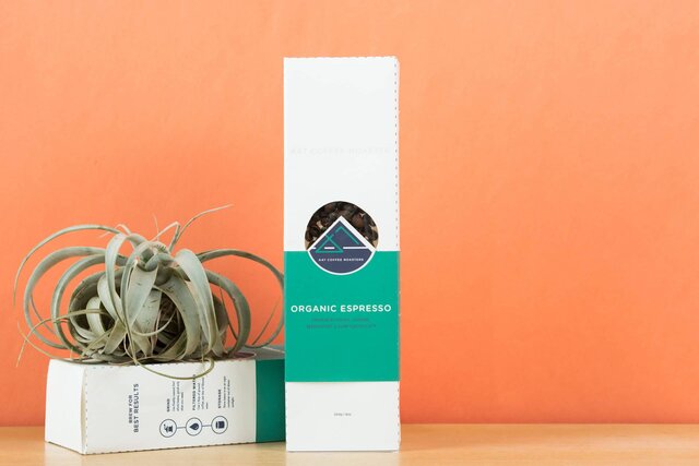 Test run of box designs for A47 Coffee Roasters in Vietnam