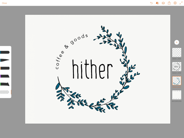 Adobe Draw Logo Layers