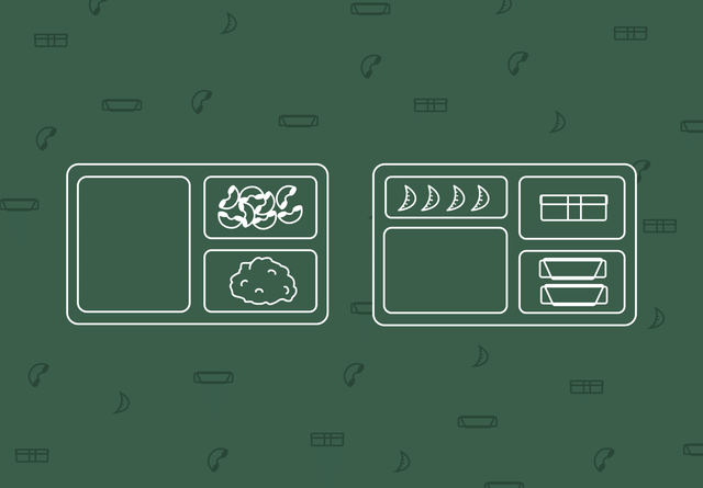 illustrations of bento