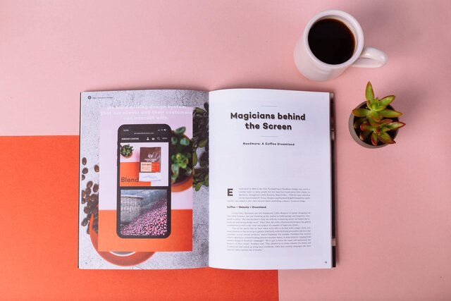 Magicians Behind the Screens article in Coffee Tea Ice Cream Mag