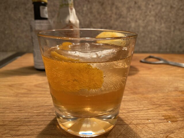 Bitters Soda Surprise drink