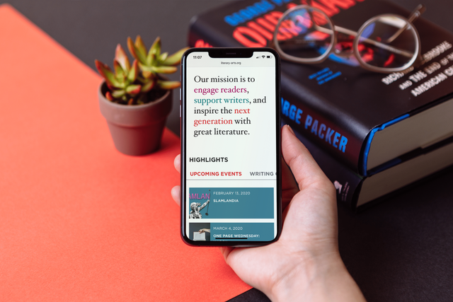 New Literary Arts website