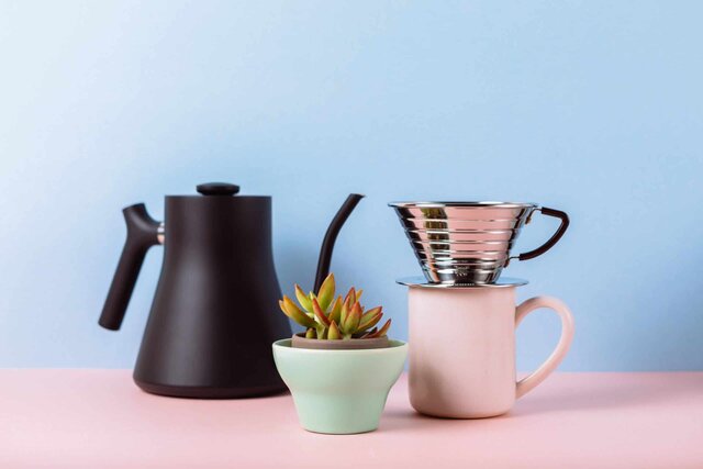 a coffee setup