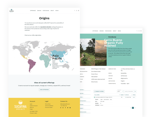 Origins page