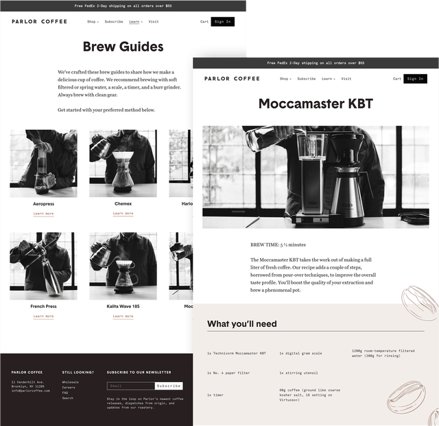 Brew Guides