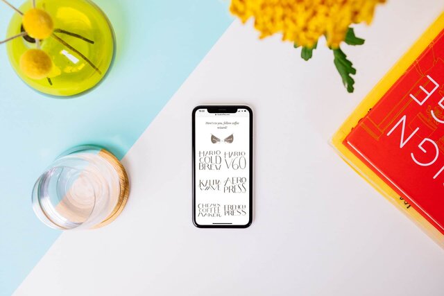 Ritual Brew Guides page on iPhone