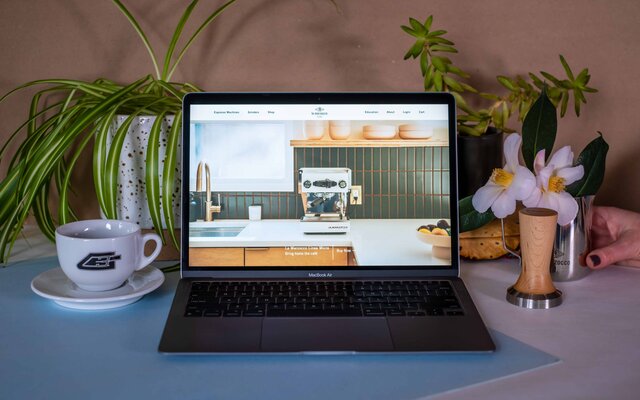 Home page of the La Marzocco Home website