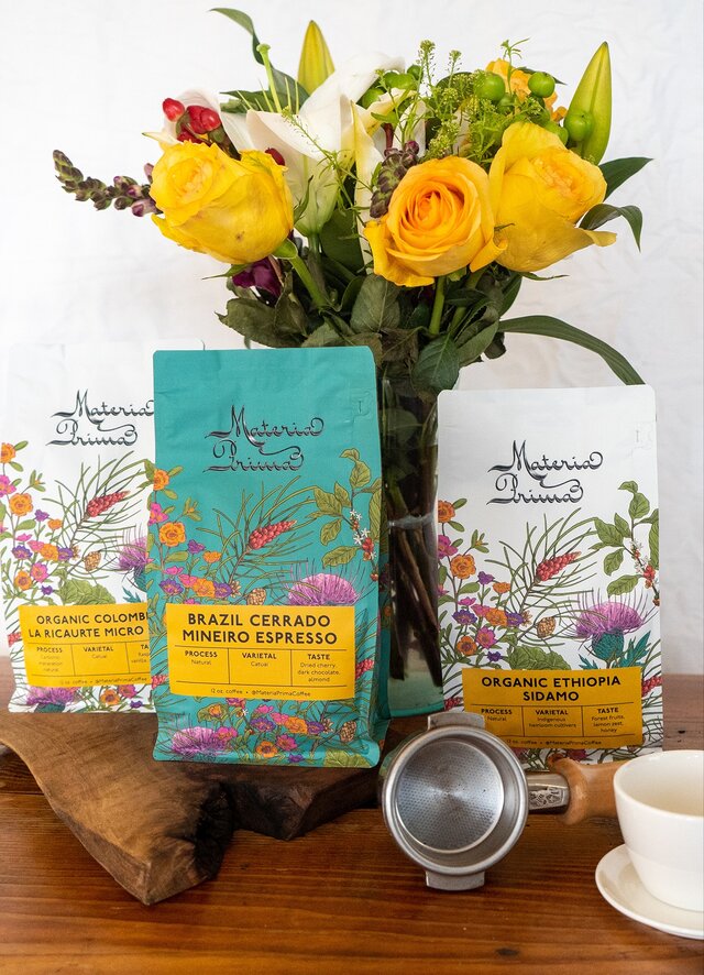 Packaging with flowers
