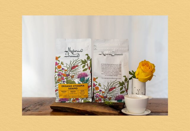 Materia Prima Packaging front and back