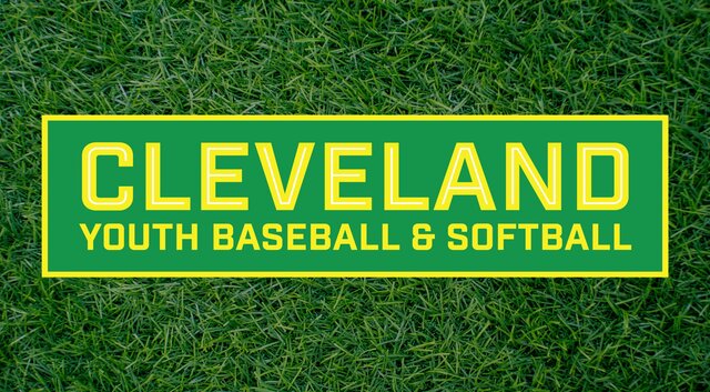 Horizontal logo over grass