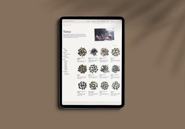 Taiwan offerings on iPad