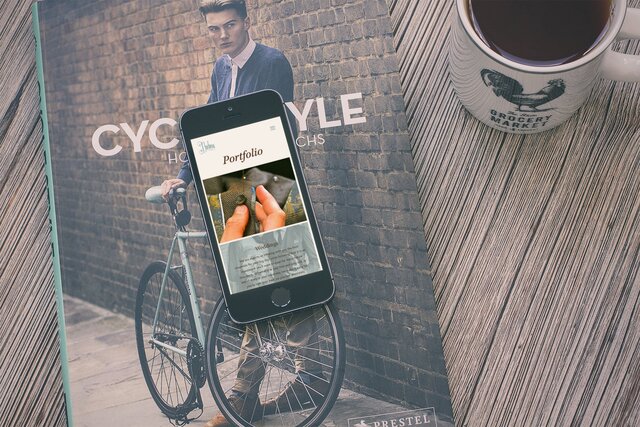 Duchess website on iPhone